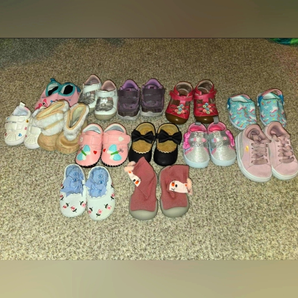 Baby shoes 1 through 5